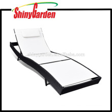 Rattan Frame 1*1 textile Sun Chaise Pool Lounge